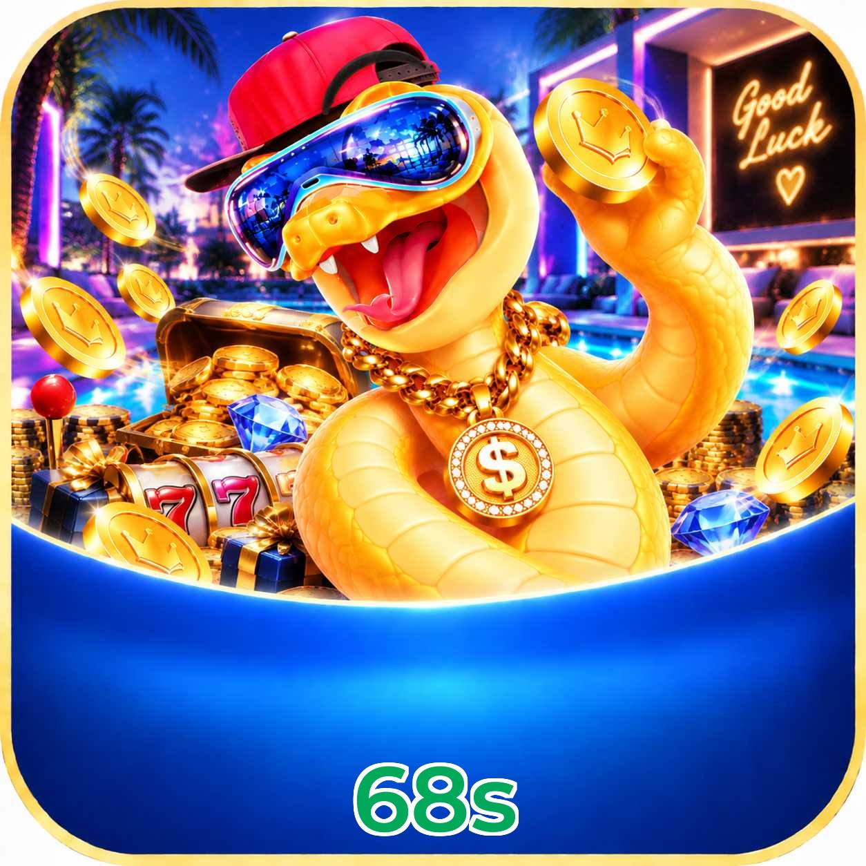 68s Download Speed Test Logo - Teste de Velocidade Certificado