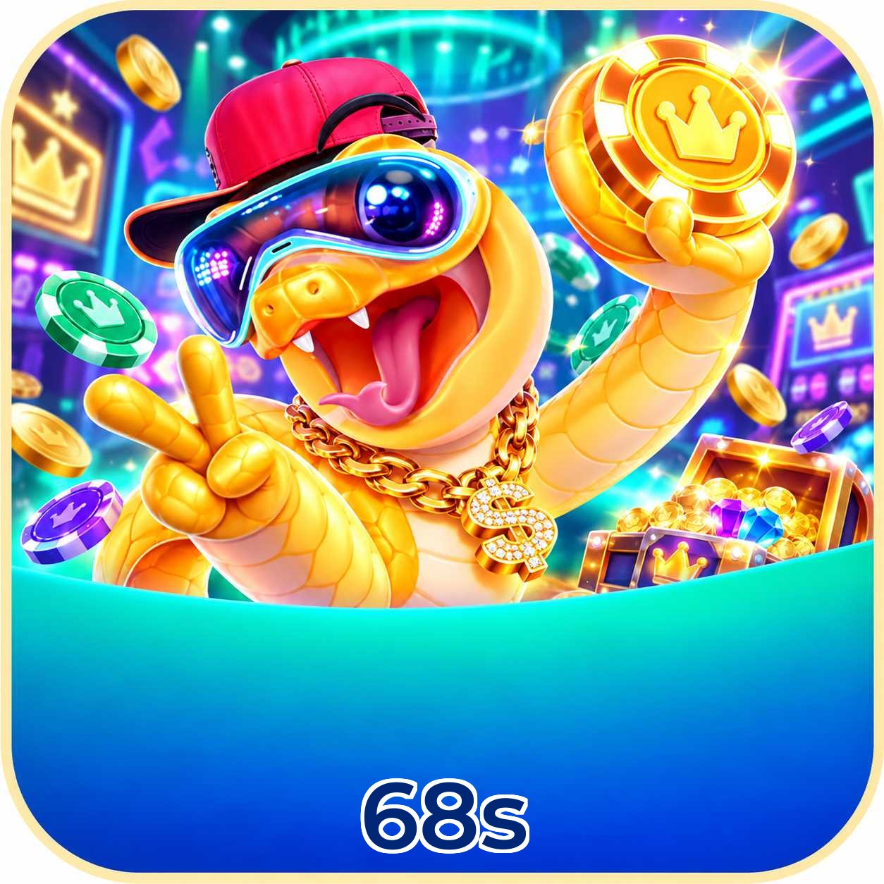Logo 68s Telegram Canal Oficial